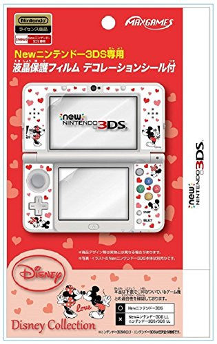 Protection Filter Decoration Seal Set for New Nintendo 3DS (Mickey & Minnie)