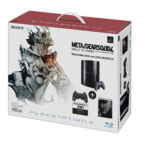PS3 MGS4 Welcome Box with Dual Shock 3 (Clear Black)