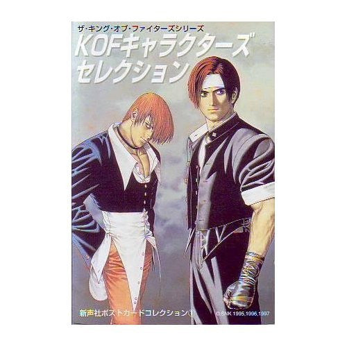 Kof Character's Section King Of Fighters Series Illustration Postcard Book