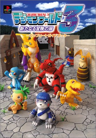 Digimon World 3 Door Of A New Adventure Complete Guide Book / Ps