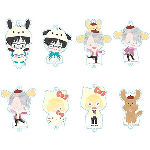 Hello Kitty - Yuri!!! on Ice -  Pochacco - Acrylic Charm - Charm - Tsunagaru Acrylic Charm - Yuri!!! on Ice x Sanrio Characters - Blind Box Set