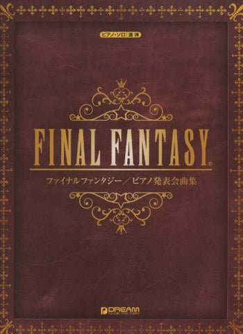 Final Fantasy Solo And Duet   Piano Solo Score Book