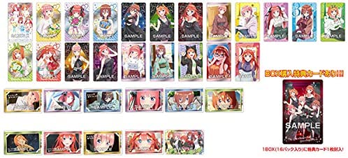 The Quintessential Quintuplets SS -  Metallic Card Collection - CANDY TOY (Ensky)