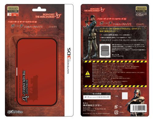 BioHazard: The Mercenaries 3D Semi Hard Pouch (Red)