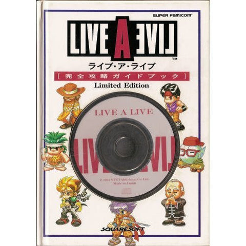 Live A Live Perfect Strategy Guide Book Limited Edition / Snes