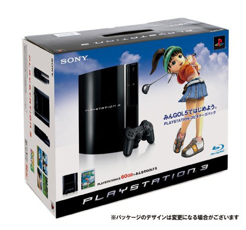 PlayStation3 Console (HDD 60GB Model) w/ Minna no Golf 5 - 110V