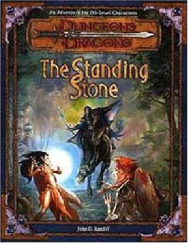 Dungeons & Dragons Adventure Series #4 Mystery Of The Stone Circl Game Book Rpg