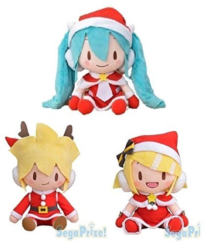 Vocaloid - Hatsune Miku - Mega Jumbo Christmas Plush Set - Kagamine Rin - Kagamine Len