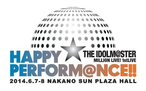 Idolmaster Million Live 1st Live Happy Performance Blu-ray - Complete Theater [Limited Release]