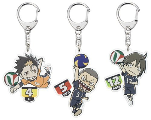 Haikyuu!! - Nishinoya Yuu - Haikyuu!! Acrylic Keyholder - Keyholder (Takara Tomy A.R.T.S)
