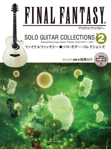 Final Fantasy Solo Guitar Collections #2 Sheet Music Book W/Cd