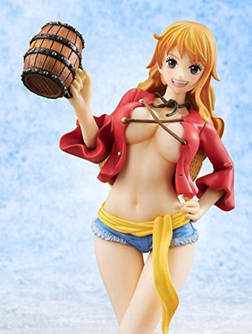 One Piece - Nami - Excellent Model - Portrait Of Pirates Limited Edition - 1/8 - MUGIWARA Ver.2【KANPAI!!】, Repaint ver. (MegaHouse)