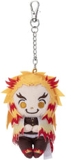 Kimetsu no Yaiba - Rengoku Kyoujurou - Chokkorisan - Plush Keychain (Takara Tomy A.R.T.S)