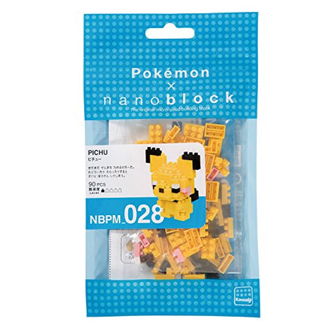 Pocket Monsters - Pichu - Mini Collection Series - Nanoblock NBPM_028 - Pokémon x Nanoblock (Kawada)