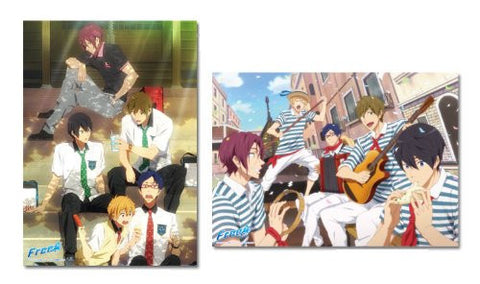Free! - Hazuki Nagisa - Matsuoka Rin - Nanase Haruka - Ryuugazaki Rei - Tachibana Makoto - Clear Poster (Dezaegg)