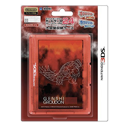 Pokemon Card Case 24 for 3DS (Genshi Groudon)