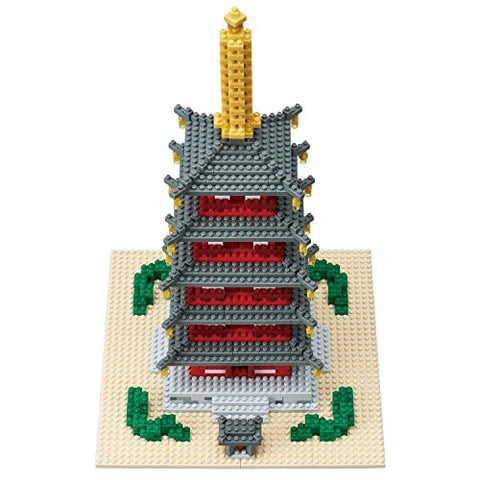 Nanoblock - Five-Storied Pagoda Deluxe Edition (Kawada)