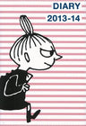 Moomin Diary 2013 14 Cover Design By Nimes Pink Border X Little My Diary Book