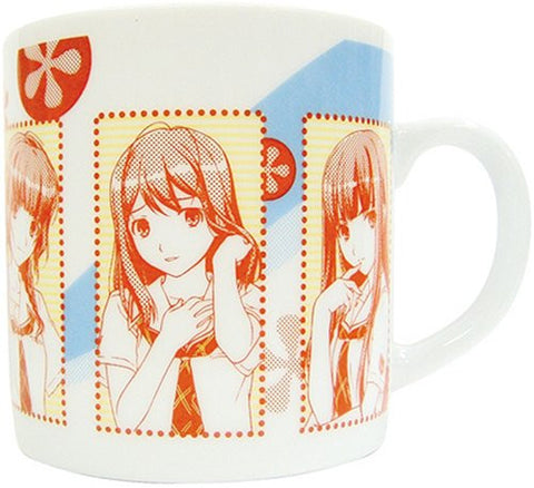 KimiKiss Pure Rouge - Futami Eriko - Hoshino Yuumi - Mizusawa Mao - Mug (Enterbrain Broccoli)