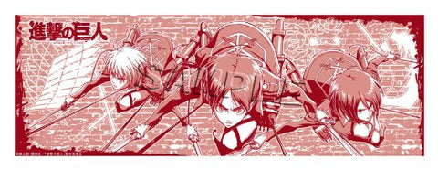 Shingeki no Kyojin - Eren Yeager - Armin Arlert - Mikasa Ackerman - Towel - Chimi (Slaps)