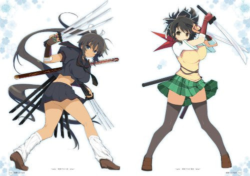 Senran Kagura Burst Crimson Girls Perfect Bible + Illustration Book Burst / 3 Ds