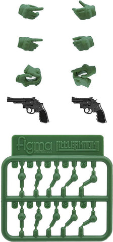 Little Armory (LA-OP07) - figma Tactical Glove 2 Revolver Set - Green (Tomytec)