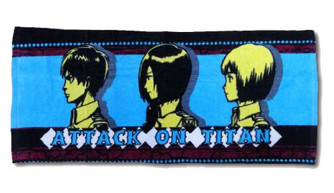 Shingeki no Kyojin - Eren Yeager - Armin Arlert - Mikasa Ackerman - Towel - Face Towel (Fragment)