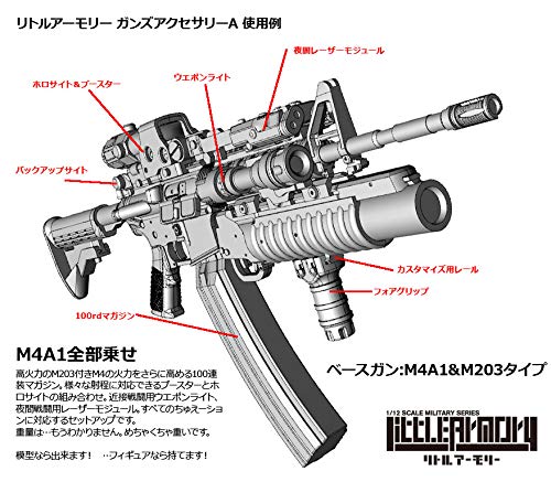 Little Armory LD020 - Guns Accessory A - 1/12 (Tomytec)