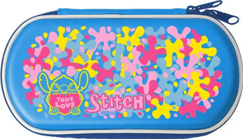 Disney Character Hard Pouch Portable (Stitch Paint)