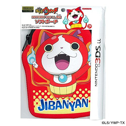 Youkai Watch Soft Pouch for 3DS LL (Jibanyan Ver.)