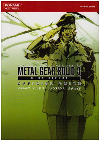 Metal Gear Solid 3 Subsistence Official Guide Book/ Ps2