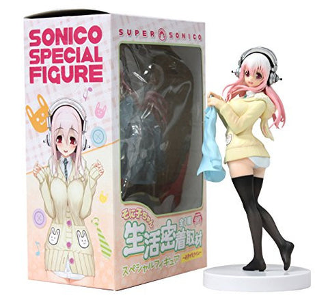 SoniComi (Super Sonico) - Sonico - Seikatsu Micchaku Shuzai Special Figure - Clothes Changing Time Ver.