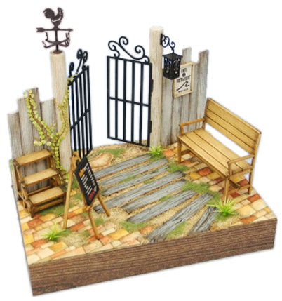 Sweet Style Cafe Entrance Diorama Set SS-001