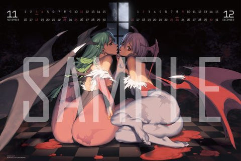 Gyakuten Saiban - Rockman - Rockman DASH - Rockman Zero - Sengoku Basara - Shiritsu Justice Gakuen: Legion of Heroes - Street Fighter - Vampire - Wall Calendar - Capcom Girls Calendar 2012 (Capcom)[Magazine]