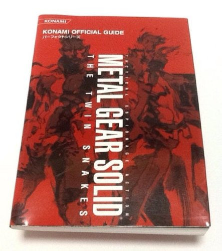 Metal Gear Solid The Twin Snakes Konami Official Perfect Guide Book /