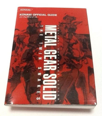 Metal Gear Solid The Twin Snakes Konami Official Perfect Guide Book / Gc