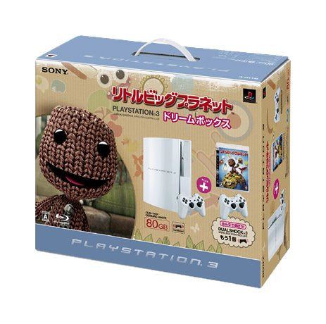 PlayStation3 Console (HDD 80GB LittleBigPlanet Dream Box) - Ceramic White