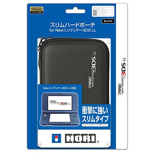 Slim Hard Pouch for New 3DS LL (Black)
