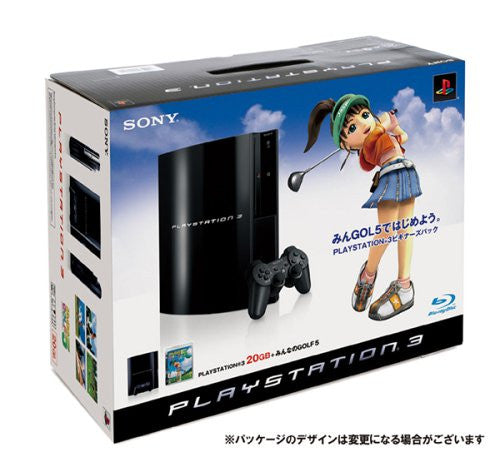 PlayStation3 Console (HDD 20GB Model) w/ Minna no Golf 5 - 110V