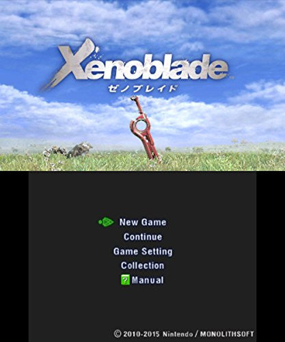 Xenoblade (Only works for the New Nintendo 3DS)