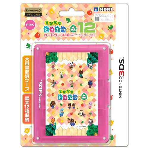 Tobidase Doubutsu no Mori Card Case 12 for 3DS (Pink)