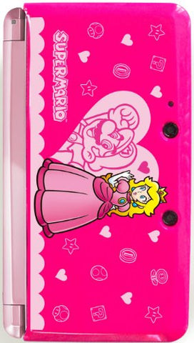 Body Cover 3DS Type E (Super Mario & Peach - Pink)
