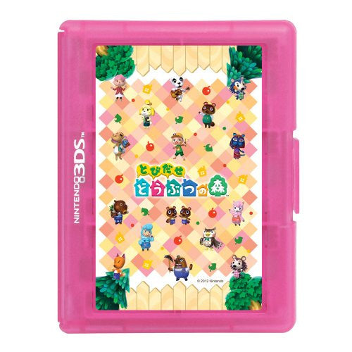 Tobidase Doubutsu no Mori Card Case 12 for 3DS (Pink)