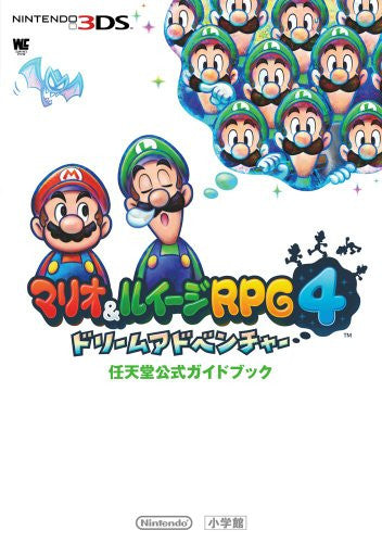 Mario & Luigi Rpg 4 Dream Team Nintendo Official Guide Book / 3 Ds