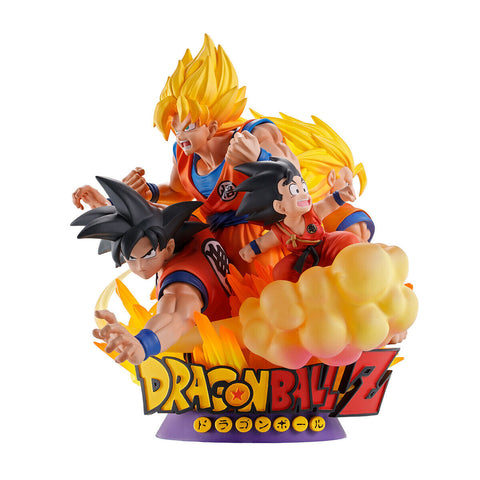 Dragon Ball Retro Sofubi Collection Trunks and SSJ Trunks - DBZ Figures.com