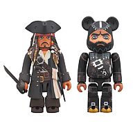 Kubrick No.300 Jack Sparrow & BE@RBRICK Blackbeard (On Stranger Tides)