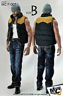 MC Toys 1/6 Gilet with Contrast Trim Suit B (MC F-007B) (DOLL ACCESSORY)