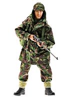 Action Figure 1/6 English Army Sniper 2nd Battalion Parachute Regiment "Fil" Falklands War 1982