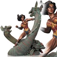 Wonder Woman vs Hydra Patina Mini Statue