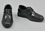 1/6 Male Black Shoes (ZY-S005) (DOLL ACCESSORY)